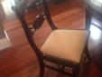 Gibbard dining table with 8 Gibbard chairs