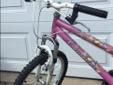 Girls 10" Pink Sports Bike 6 Gears