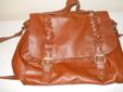 H&M braided leather satchel bag