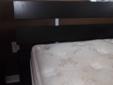 IKEA Hopen Queen Bed Frame with Slats & 2 Side Tables