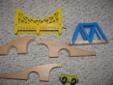 Ikea Wooden Train Track Set with Trains - Works w/ Thomas
