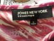 Jones New York - Pink creme casual dress -  medium Large