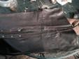 Leather chaps and jacket for sale