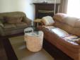 Leather couches & Stone Marble Coffee table
