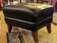 Leather Ottoman  ? Visa, MCard, Delivery Available