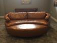 Luxurious Couture Designer Leather sofa and foot rest
