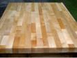 Maple butcher blocks, hand crafted, solid hard maple
