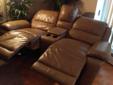 Marco Genuine Leather Power Reclining Loveseat
