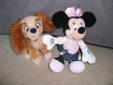 Minnie Mouse and Lady stuffed animals - only $5
