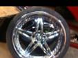Nice 20 inch rims with tires