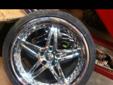 Nice 20 inch rims with tires
