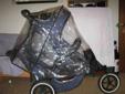 Phil & Ted's Sport Double Stroller with Rain Cover