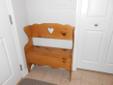 Pine reproduction deacon bench/and mirror/Orleans/A DEAL