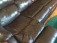 Reclining Leather Sofa and Love seat
