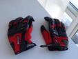Red & Black Motorcycle Gloves - Joe Rocket