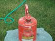 Red Old Safety or gas Can # D466679 $20.00