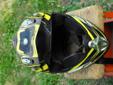 Shot Black and Yellow Full Face Helmet Snell Approved