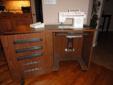 Singer Sewing Machine and Cabinet