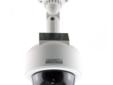 Solar Powered Dummy Security Panoramic  Camera Waterproof With LED Flash