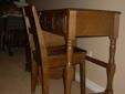 Solid Maple Desk and Chair