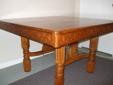 Solid Oak Dining Room Table