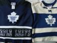 Two Toronto Maple Leafs Jerseys