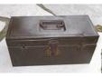 Vintage Metal Utilco Fish Tackle/Tool Box