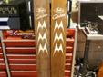 water skis from the 60s made in BLEASLAU ONT CANADA