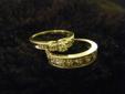 Wedding Set - Engagement Ring and Wedding Band