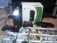 Xbox 360 250 GB with kinect sensor 35 games!! Trades welcome